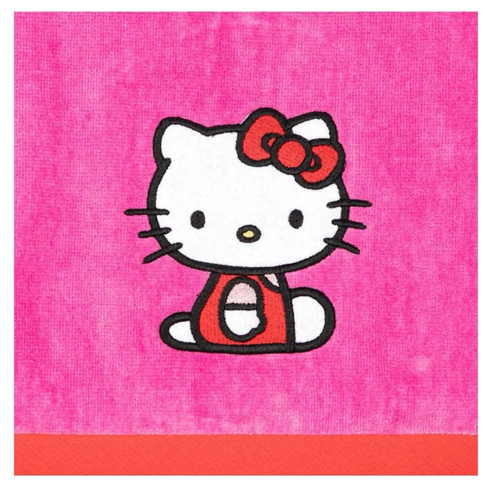Hello kitty Beach towel with Embroidered (86 cm X 160 cm )
